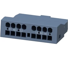 SIEMENS priekinis pagalbinis jungiklis, 1NO+1NC, spyruokliniai gnybtai, skirtas automatiniams jungikliams, dydis S00/S0