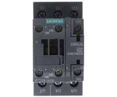 „Siemens“ galios kontaktorius 38A 3P 230V AC 1NO 1NC S0 (3RT2028-1AP00)
