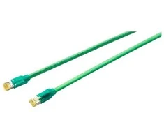 Siemens, 15 m Cat6a, žalias RJ45 į RJ45, aliuminio folija su alavuotu variniu ekranu, su nugara