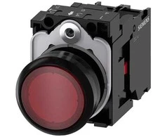 Siemens Drucktaster beleuchtet 22mm rund raudona 1OE