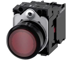 Siemens Drucktaster beleuchtet 22mm rund raudona 1OE