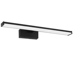 Sieninis šviestuvas Veidrodžių LED šviestuvas EGLO GALENZANA-E, IP44, 7,4W 900lm 4000 K, juodos sp, 40x4x12 cm