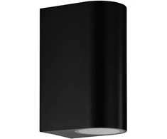 Sieninis šviestuvas Kinkiet EGLO Outdoor wall light EGLO SCOGLIERA-E, IP44, 2 x 5 W, GU10, juodas, 7 x 9 x 14 cm