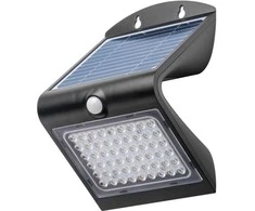 Sieninis šviestuvas Goobay 77429, Surfaced, 3000 K, IP65, Juodas