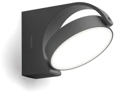 Sieninis šviestuvas Philips MIMOSA WALL LAMP ANTHRACITE 1X 7W WW 827 2700K 600LM IP44