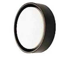 Sieninis šviestuvas Sg Armaturen As Sieninis/lubų rėmas apvalus LED 7W 3000K, 670 liumenų, juodas, IP65