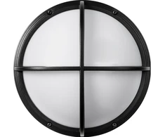 Sieninis šviestuvas Solar Plus „Ocus Cross“ 12 W LED šviestuvas 6–12 W, 3000–3500–4000 K, su mikrobangų jutikliu, RAL9017 – PROFESIONALUS
