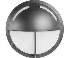 Sieninis šviestuvas Solar Plus „Ocus Half Screen/Slot/Cross“ 12 W LED šviestuvas, 6 W-12 W, 3000–3500–4000 K, su mikrobangų jutikliu, RAL7024 – PROFESIONALUS