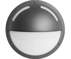 Sieninis šviestuvas Solar Plus „Ocus“ pusės ekrano/plyšio formos 12 W LED šviestuvas, 6–12 W, 3000–3500–4000 K, su mikrobangų jutikliu, RAL7024