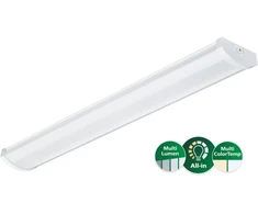 „Philips CoreLine FastSet“ atsparus purslams, IP44, universalus SM155C, 3700–6000 lm/830–840, 43 W, 3 fazių laidų sistema