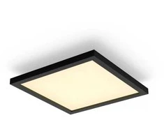 Lubinis šviestuvas Philips Hue Aurelle square panel light, Juodas | 2200-6500 Hue Baltas Ambiance