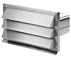 NABER COMPAIR flow 150 išorinės žaliuzės 222 x 89 mm. - Nerūdijančio plieno