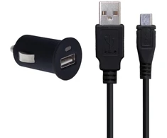 Sinox 12V microUSB įkroviklis, juodas