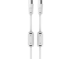 „Sinox“ antenos kabelis. Patvirtintas „YouSee“ ir „Stofa“. 5 m. Baltas.