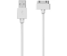 Sinox „Apple™“ 30 kontaktų laidas. 2 m. Baltas.