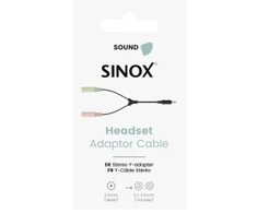 Sinox ausinių adapteris. 0,2 m. Rūšiuoti