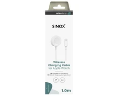 „Sinox“ belaidis „Apple Watch®“ įkrovimo laidas. 1 m. Baltas.