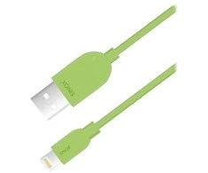 Sinox Beslag Sinox SXI2502MFI-G, 2 m, Lightning, USB A, Kištukas, Kištukas, Žalias
