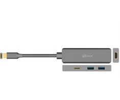Sinox Beslag Sinox USB C šakotuvas. Aliuminis.