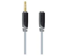 Sinox Beslag „Sinox“ 3,5 mm mini lizdo - Phono kabelis. 1 m. Pilkas/juodas, 3,5 mm, lizdas, 2 x RCA, kištukas, 1 m, pilkas
