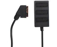 Sinox Beslag Sinox 3 krypčių SCART skirstytuvas. 0.5 m. Juoda, SCART, Juoda, 0.5 m, 1 vnt.