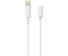 Sinox Beslag Sinox laikiklis Sinox Adaptor Lightning – Mini Jack. 0,15 m. Baltas, 0,1 m, Lightning, 3,5 mm, vyriškas, moteriškas, baltas