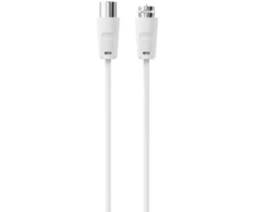 Sinox Beslag Sinox antenos laidas su koaksialine jungtimi ir F jungtimi. 5 m. Baltas, 5 m, koaksialinis, F tipo, baltas