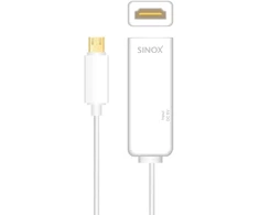 Sinox Beslag Sinox i-Media – vaizdo / garso adapteris – MHL / HDMI – 5 kontaktų Micro-USB (MHL) (kištukas) į HDMI, Mikro-USB B tipo (tik maitinimui) (lizdas) – 20 cm