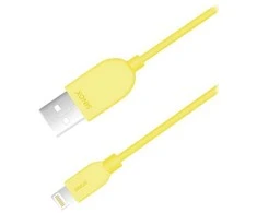 Sinox Beslag Sinox SXI2502MFI-Y, 2 m, Lightning, USB A, Kištukas, Kištukas, Geltonas
