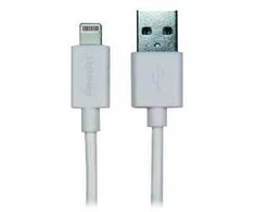 Sinox Beslag „Sinox Lightning“ laidas su originalia „Apple“ mikroschema. 2 m. Baltas, 2 m, „Lightning“, USB A, kištukas, kištukas, baltas
