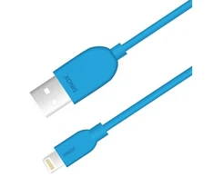 Sinox Beslag „Sinox Lightning“ laidas su originalia „Apple“ mikroschema. 2 m. Mėlynas, 2 m, „Lightning“, USB A, kištukas, kištukas, mėlynas