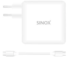 Sinox Beslag „Sinox Macbook USB C 87W“ maitinimo šaltinio pakaitalas, skirtas naudoti viduje, kintamosios srovės, 20 V, 1 m, baltas