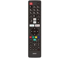 Sinox Beslag „Sinox“ nuotolinio valdymo pultas, skirtas „Panasonic“, televizoriui, radijo dažnių belaidis, mygtukai, juodas