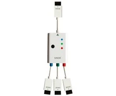 Sinox Beslag Sinox SXV1953, 3 m, HDMI A tipo (standartinis), 3 x HDMI A tipo (standartinis), Balta