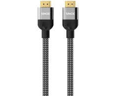 Sinox Beslag Sinox ULTRA HDMI kabelis 8K60Hz+E. 2m. Juodas., 2 m, HDMI Type A (Standard), HDMI Type A (Standard), 48 Gbit/s, Juoda