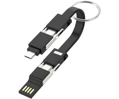 Sinox Beslag Sinox USB A+USB C-USB C+Micro+Lightning, Juodas, USB A/USB C, USB C/Micro USB-A/Lightning, USB 2.0, 0.48 Gbit/s, Juodas