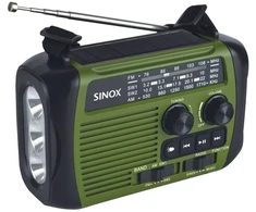 Sinox Bluetooth® avarinis radijas. Žalias