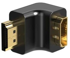 Sinox HDMI™ 90° kampas. Juoda