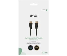 Sinox HDMI™ kabelis 4K30Hz+E. 3m. Rūšiuoti