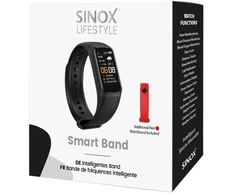 Sinox Laisvalaikio aktyvumo apyrankė. Juoda