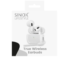 Sinox Lifestyle True Belaidės Stereo ausinės. Hvid