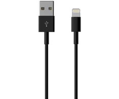 Sinox Beslag Sinox SOE02401, 1 m, Lightning, USB A, Kištukas, Kištukas, Juoda