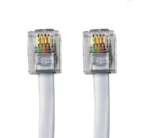 Sinox Vienas telefono kabelis. 10 m. Baltas