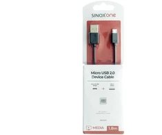 Sinox Vienas USB A – Micro USB kabelis. 1,8 m. Rūšis