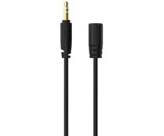 Sinox PRO 3,5 mm mini lizdo prailginimo laidas. 5 m. Juodas.
