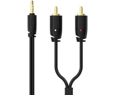 Sinox PRO 3,5 mm mini lizdo - Phono laidas. 5 m. Juodas.