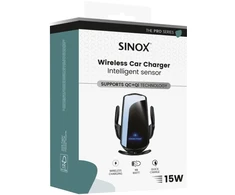 Sinox PRO belaidis įkroviklis 15W. Juodas