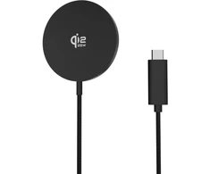 Sinox PRO magnetinis belaidis Qi 2.2 įkroviklis, 25 W. 1,2 m. Juodas