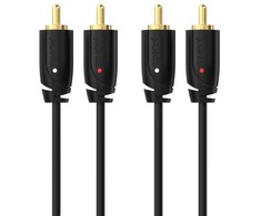 Sinox Beslag Sinox PRO Phono kabelis. 5 m. Juodas, 2 x RCA, Male, 2 x RCA, Male, 5 m, Juodas