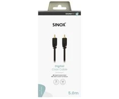 Sinox PRO skaitmeninis bendraašis kabelis. 5 m. Juodas.